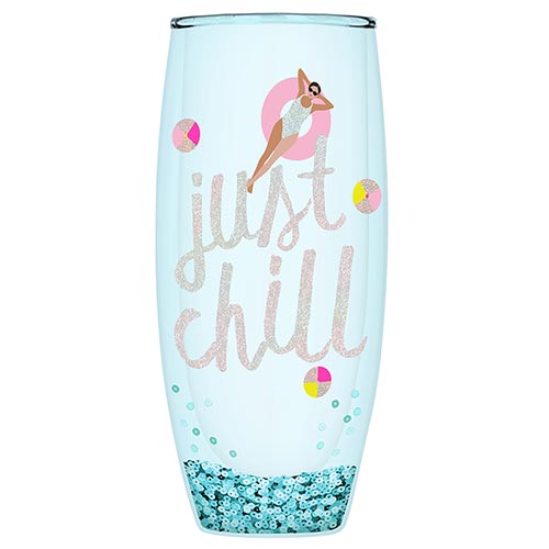 Just Chill Double-Wall Champagne Glass