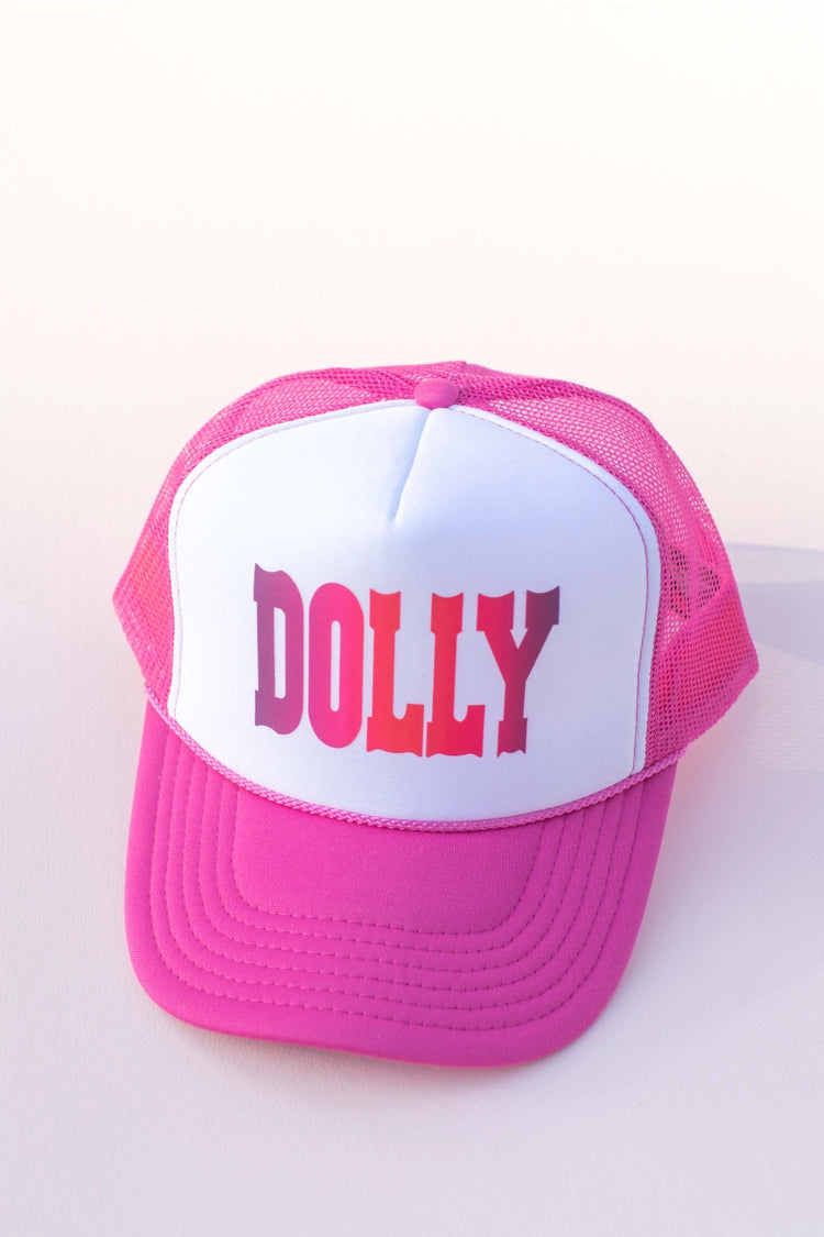 Western Pink Dolly Trucker Hat