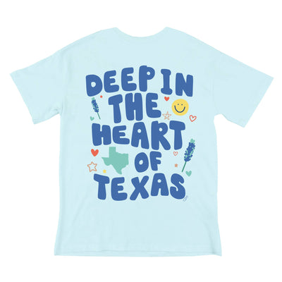Deep In The Heart Of Texas Callie Tee - Sea Salt