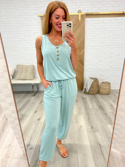 Relaxing Weekend Sleeveless Jumpsuit in Two Colors