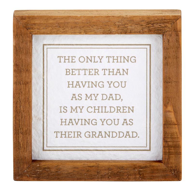 Framed Tabletop-Dad/Granddad