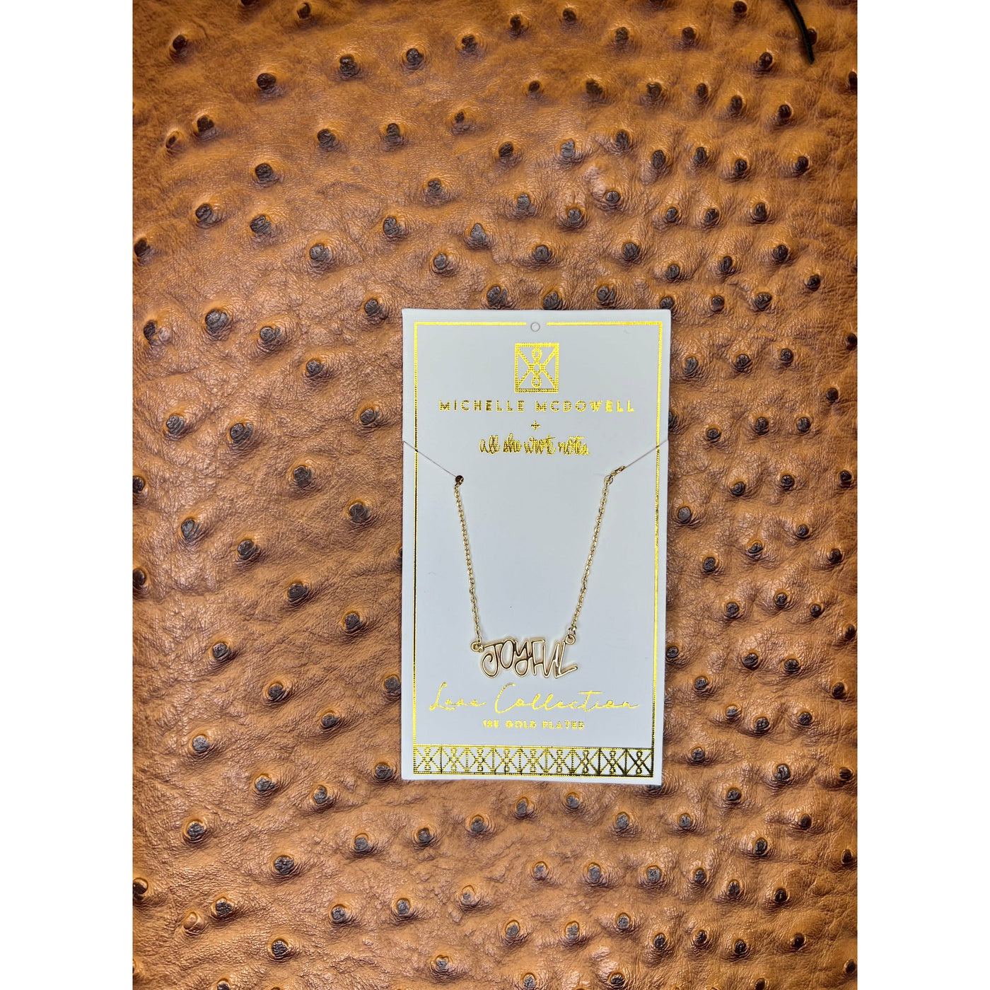 Gold Luxe Word Necklaces