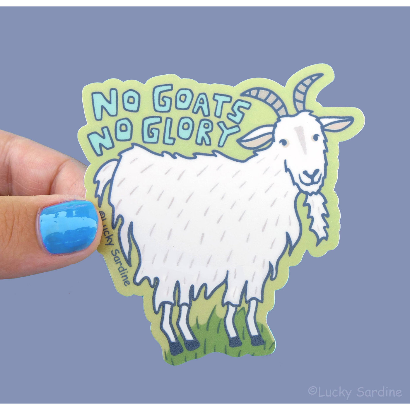 No Goats No Glory, Billy Goat Sticker