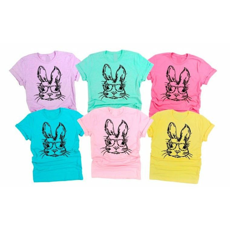 Easter Tee - Bunny with Glasses